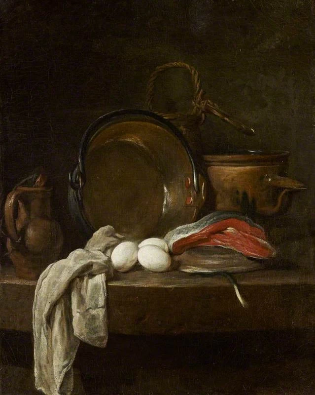 Jean Siméon Chardin - Il tavolo della cucina, Scottish National Gallery